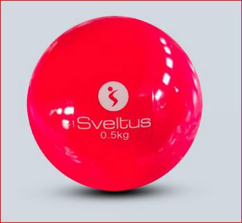 Gewichtsball 0,5 kg pink weich Toningball Pilates 