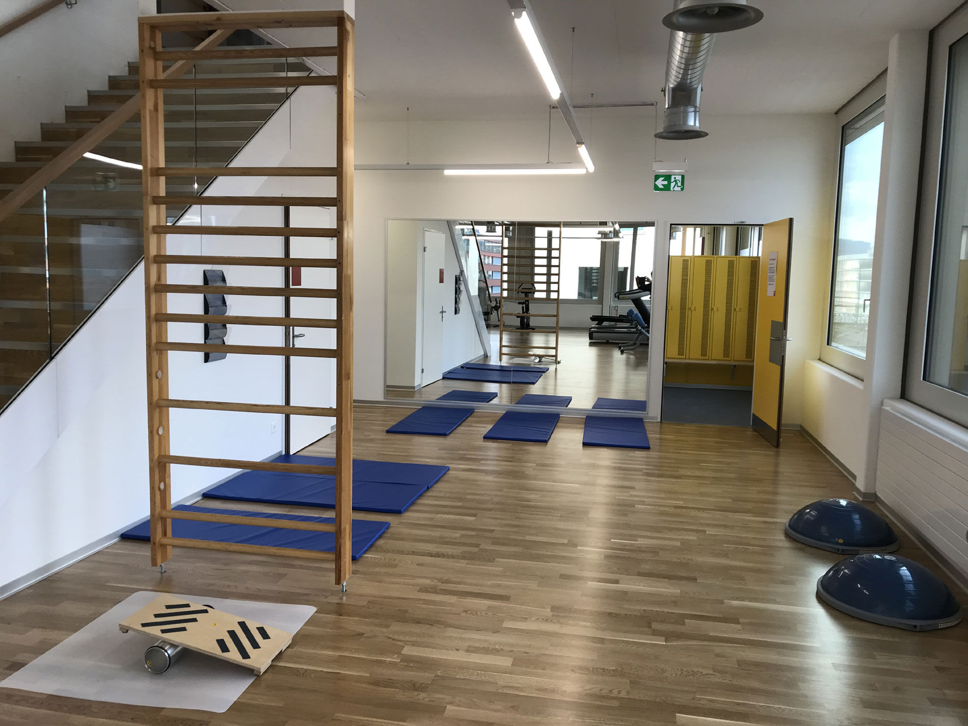 Gymnastikmatte für Bauchtrainer