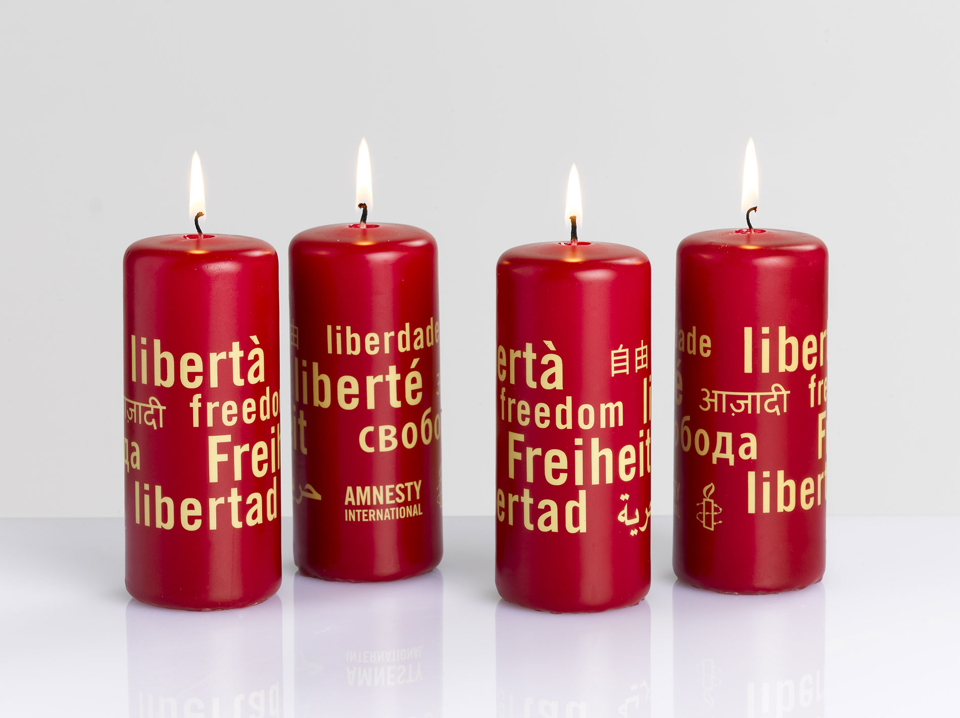 Kerzen der Freiheit Amnesty 3 Set