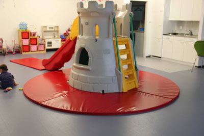 Spielmatte rund