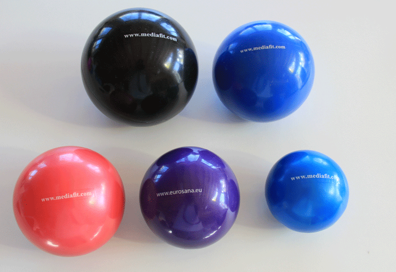 Gewichtsball Pilates-2 x 0.5 kg
