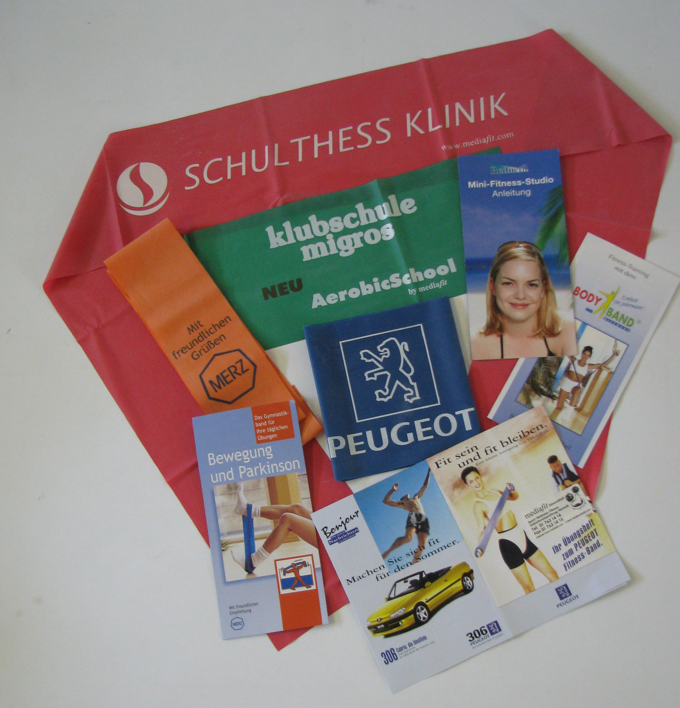 Fitnessband mit Werbeaufdruck