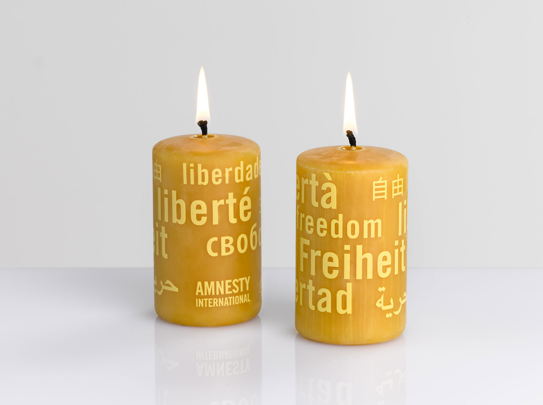 Kerzen der Freiheit Amnesty 3 Set